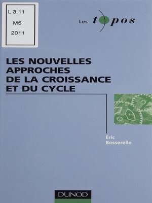 cover image of Les Nouvelles Approches de la croissance et du cycle